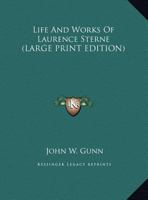 Life And Works Of Laurence Sterne 1425497454 Book Cover