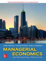 ISE Managerial Economics & Organizational Architecture 1260571211 Book Cover