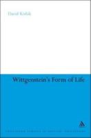 Wittgenstein's Form of Life 1441171991 Book Cover