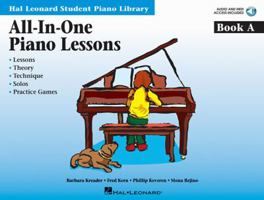 All-In-One Piano Lessons, Book A [With CD (Audio)] (Hal Leonard Student Piano Library (Songbooks)) 1423461118 Book Cover