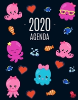 Pulpo Agenda 2020: Planificador Semanal | 52 Semanas Enero a Diciembre 2020 (Spanish Edition) 1661786472 Book Cover