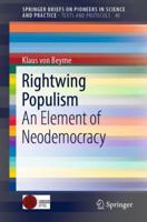 Rightwing Populism: An Element of Neodemocracy 3030031764 Book Cover