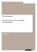 Besteuerung von Private Equity Gesellschaften 3346300781 Book Cover
