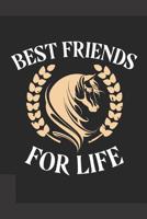 Reittagebuch: Trainingstagebuch f�r mein Pferd und mich I F�r �ber 100 Eintr�ge im 6x9 Format I Motiv: Best friends for life gold 1096777347 Book Cover