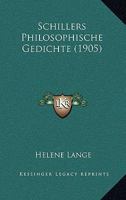 Schillers Philosophische Gedichte 1141768321 Book Cover