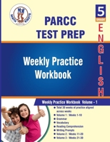 PAARC : 5th Grade ELA Test Prep : Weekly Practice Work Book , Volume 1: ( Weeks : 1 - 10 ) (PAARC Test Prep by Math-Knots) B0CFZQ9Q4C Book Cover