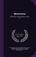 Mnemosyne: Bibliotheca Classica Batava, Volume 27 1358767599 Book Cover
