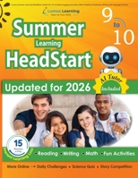 Lumos Summer Learning HeadStart, Grade 9 to 10: Includes Engaging Activities, Math, Reading, Vocabulary, Writing and Language Practice: Standards-aligned Summer Bridge Workbooks and Resources for Stud 1949855295 Book Cover
