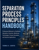 SEPARATION PROCESS PRINCIPLES HANDBOOK: Professional Techniques for Distillation, Extraction, Membrane Separation, Equipment Selection, and Process Simulation B0HD9DLYVN Book Cover