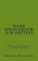 Name Sourcebook For Writers 1480121185 Book Cover