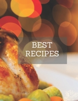 BEST Recipes: Notebook for saving recipes, kitchen notebook 1710947888 Book Cover
