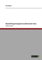 Beschaffungsmanagement w�hrend der Krise 3640751159 Book Cover