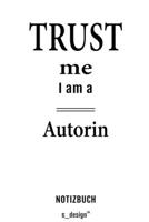 Notizbuch f�r Autoren / Autor / Autorin: Originelle Geschenk-Idee [120 Seiten kariertes blanko Papier] 1695313704 Book Cover