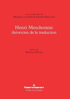 Henri Meschonnic, théoricien de la traduction (HR.VERTIG.LANGU) (French Edition) 270568929X Book Cover