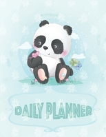 Daily planner notebook: Daily planner Notebook with Cute Cartoon cover Extra large (8.5 x 11) inches, 110 pages, Daily planner notebook 1710162899 Book Cover