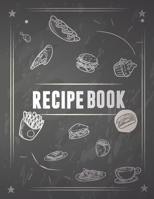 Recipe Book: Blank Recipe Journal to Write in for Women,Cookbook to Note Down Your Favorite Recipes. Blank Recipe Journal And Organizer For Recipes (8.5 x 11" 100 pages Blank Recipe Book) 1711513849 Book Cover