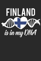 Finland Is In My Dna: notebook/diary/taskbook/120 pages/dotgrid pages,6x9 inch 168809671X Book Cover