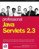 Professional Java Servlets 2.3 186100561X Book Cover