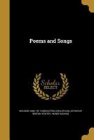 Poems and Songs 1372352619 Book Cover