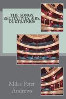 The Songs, Recitatives, Airs, Duets, Trios 1721258523 Book Cover