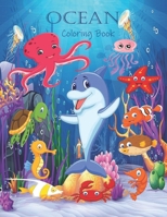 Ocean: Ocean Coloring Book for Kids B0997VFS7R Book Cover