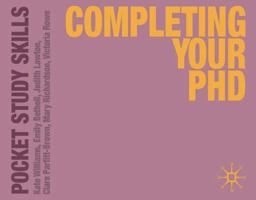 Completing Your PhD 023029281X Book Cover