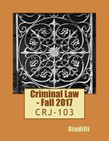 Criminal Law - Giudilli 1979525250 Book Cover