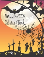 Halloween Coloring Book: Halloween Books For kids 3-5 B08XVJTSRQ Book Cover