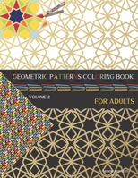 Geometric patterns Coloring Book: 50 Geometric Coloring Designs for Adults,with Fun, Easy, and Relaxing Coloring Pages,amazing patterns, psychedelic coloring books for adults B08WK7JBCN Book Cover