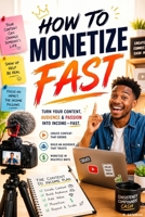 How To Monetize Fast: Turn Your Content Into Income, Fast! B0H8Z5FTTL Book Cover