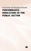 Performance Indicators in the Public Sector 0333424093 Book Cover