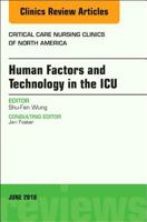 Technology in the Icu, an Issue of Critical Care Nursing Clinics of North America 0323583954 Book Cover
