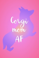 Planner: 2020 diary: Increase productivity, improve time management, reach your goals: Corgi mom AF pink and purple trendy cover 1692498924 Book Cover