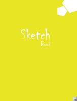 Sketchbook Large Size, 8 x 10 Premium, Uncoated 75 gsm Paper, Yellow Cover 0464457645 Book Cover