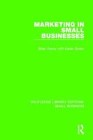 Marketing in Small Businesses 1138685348 Book Cover