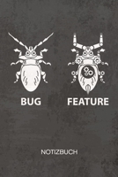 NOTIZBUCH A5 Dotted: Softwareentwickler Notizheft GEPUNKTET 120 Seiten - Programmierer Witz Notizblock Bug or Feature Skizzenbuch - Game Design Geschenk f�r Game Designer Entwickler Programmierer 1710341874 Book Cover
