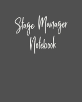 Stage Manager Notebook: Combination Lined and Graph Paper Journal for Show Notes, Theatre Production Lists and More with Simple Black and White Cover Design 1692755005 Book Cover