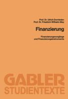 Finanzierung: Finanzierungsvorgange Und Finanzierungsinstrumente 3322984966 Book Cover