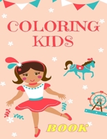 Coloring Kids: A coloring book. Animals, geometric shapes. Vegetables and fruits , ages 3-8 B08TN71RDB Book Cover