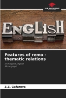 Features of remo - thematic relations 6205757478 Book Cover