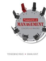 Fundamentals of Management: Concepts and Principles 007131363X Book Cover