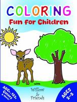 Coloring Fun for Children: Over 100 Original Drawings | ABCs, 123s, First Words, Colors, Seasons, and More | For Toddlers and Preschoolers B0DNXM5DBM Book Cover
