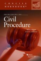 Principles of Civil Procedure (Concise Hornbook Series) 1647083451 Book Cover
