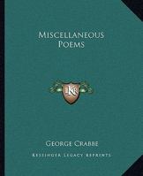 Miscellaneous Poems 1505712025 Book Cover