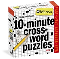 Mensa 10-Minute Crossword Puzzles Page-A-Day(r) Calendar 2026 1523530553 Book Cover