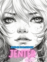 Anime fargebok JENTER VOLUM 1: Manga Art & Anime B0CQRZZTVW Book Cover