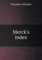 Merck's Index 5518889550 Book Cover