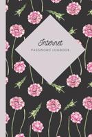 Internet Password Log Book: Pink flower journal for home and office organization 1082095826 Book Cover