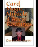 Card Magic Miracle 4 Aces Routines 1095052144 Book Cover