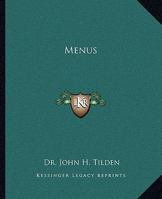 Menus 1425324827 Book Cover